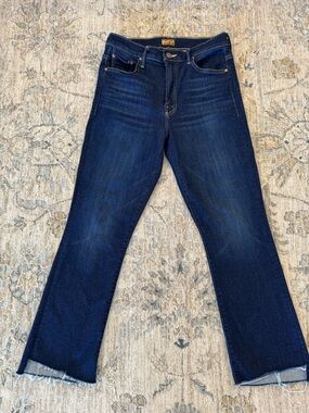 MOTHER The Insider Crop Step Fray size 29